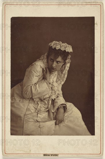 Dica Petit; about 1870; Carbon print