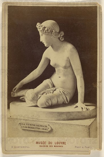 Musee Du Louvre Galeries Des Modernes La Nymphe Salmacis par F. Jos. Bosio; E. Dontenvill, French, active 1860s - 1870s