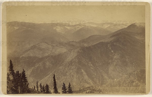 Mt. Rosalie From Bellevue; William Henry Jackson & Co; about 1870; Albumen silver print