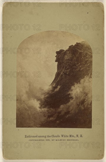 Enthroned among the Clouds, White Mts., N.H; Benjamin West Kilburn, American, 1827 - 1909, 1880; Albumen silver print