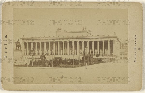 Neues Museum; German; about 1870; Albumen silver print