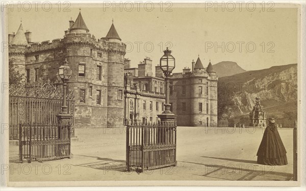 Palace of Holyrood, Edinburgh, Scotland; Archibald Burns, Scottish, 1831 - 1880, about 1865; Albumen silver print
