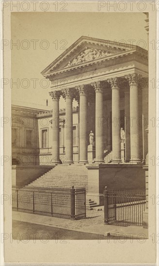 Palais de Justice, Montpellier; French; about 1865; Albumen silver print