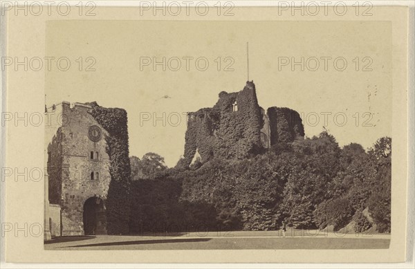 Arundel Castle, Duke of Norfolk. The Keep built by Alfred the Great before the Norman Conquest; James Russell & Sons; April 20