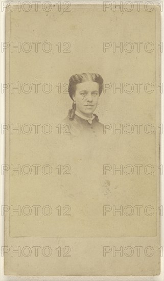 woman, printed in vignette-style; Augustus Marshall & Company; about 1870; Albumen silver print
