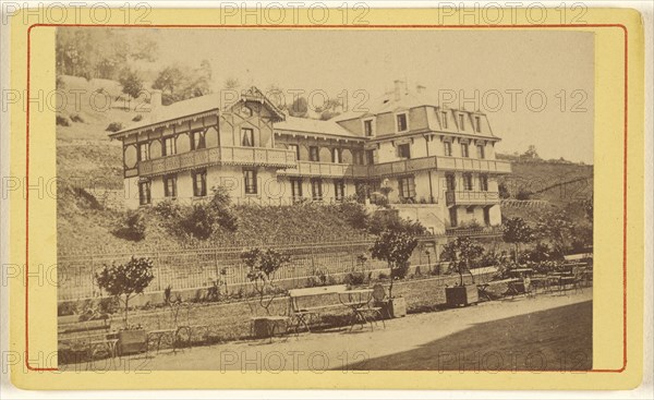 Plombieres Chalet Tivoli; Gehanne, French, active Plombiéres, France 1860s, 1865 - 1870; Albumen silver print