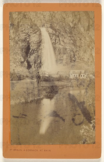 Cascade de Pisse-Vache; Adolphe Braun, French, 1812 - 1877, 1865 - 1875; Albumen silver print