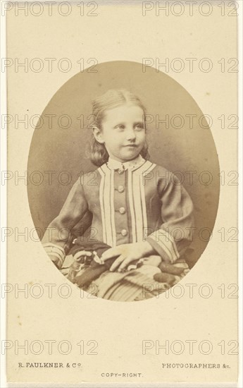 Mabel, aged 5; Robert Faulkner & Co; 1865-1870; Albumen silver print