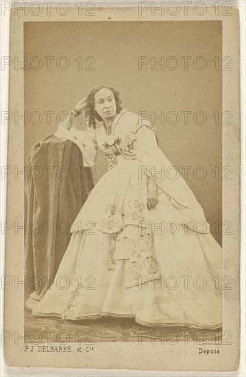 Mme. Blanchard. Op. Com; Delbarre et Cie; 1865 - 1875; Albumen silver print