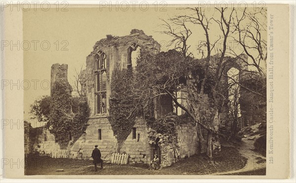 Kenilworth Castle - Banquet Hall, from Caesar's Tower; Francis Bedford, English, 1815,1816 - 1894, 1862 - 1865; Albumen silver