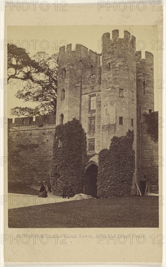 Warwick Castle, Clock Tower, from the Inner Court; Francis Bedford, English, 1815,1816 - 1894, 1862 - 1865; Albumen silver