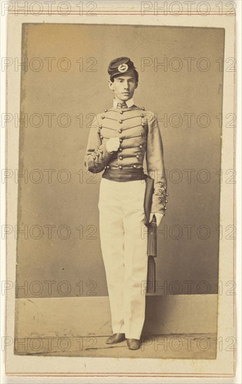 Union soldier, standing; Charles DeForest Fredricks, American, 1823 - 1894, 1862; Albumen silver print