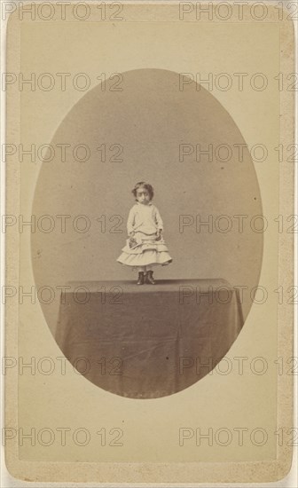 Full-length portrait of Lucia Zarate, Mexican Midget; J. Wood, American, active New York, New York 1870s - 1880s, about 1880