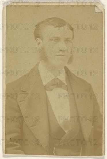 man with long muttonchops; Lee Gallery; 1865 - 1875; Albumen silver print