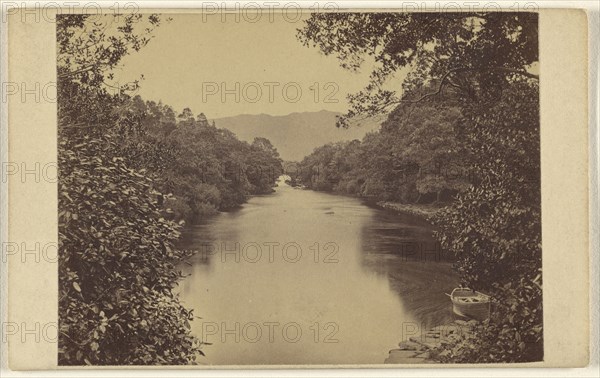 Killarney. The Old Weir Bridge, from Dinis Island; John Hudson, Irish, active Glasgow, Scotland 1860s - 1870s, 1865 - 1870