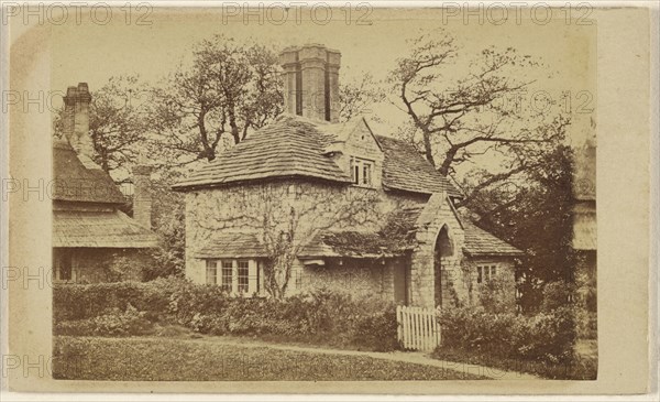 Exterior view of Sweetbriar Cottage, Blaise Hamlet; British; about 1867; Albumen silver print