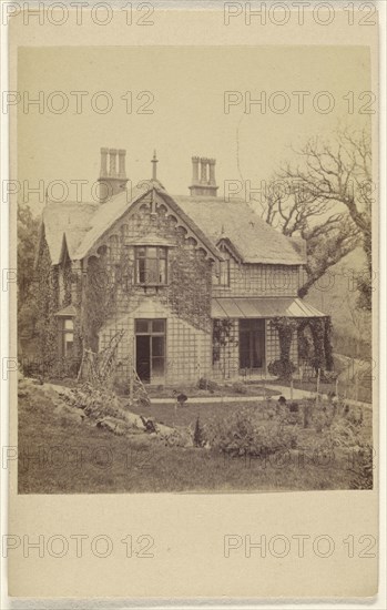 house at Ventnor, England; F. Moor, English, active Ventnor, Isle of Wight, England 1860s, about 1865; Albumen silver print