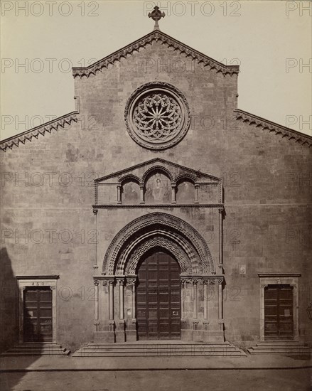 Palermo. S. Francesco; Giorgio Sommer, Italian, born Germany, 1834 - 1914, Palermo, Italy; 1870 - 1890; Albumen silver print