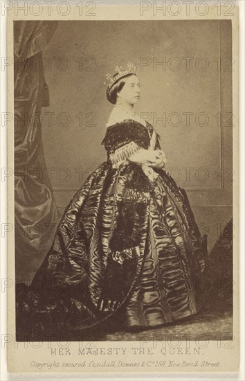 Her Majesty The Queen; Charles Clifford, English, 1819,1820 - 1863, negative November 14, 1861; print 1863 - 1865; Albumen