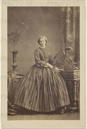 Miss Hood; Camille Silvy, French, 1834 - 1910, 1862 - 1865; Albumen silver print