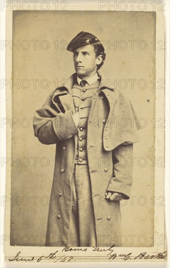 William C. Bartlett, Civil War soldier; Charles DeForest Fredricks, American, 1823 - 1894, 1862; Albumen silver print