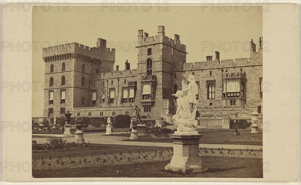 Windsor Castle; George Washington Wilson, Scottish, 1823 - 1893, 1862 - 1865; Albumen silver print