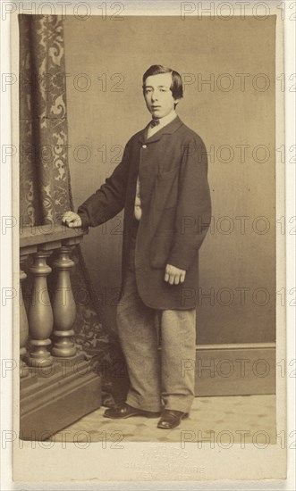 man, standing; Julius Brill, American, active 1850s - 1860s, 1861-1865; Albumen silver print