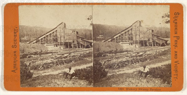 Hickory Swamp Breaker Shamokin, Pennsylvania; American; about 1870; Albumen silver print