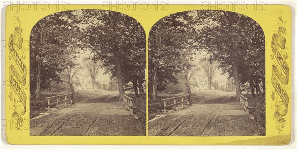 Artists Bridge, North Conway White Mountains, New Hampshire; American; about 1875; Albumen silver print