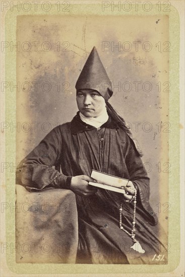 Nun; William Carrick, Scottish, 1827 - 1878, Russia; about 1860 - 1870; Albumen silver print