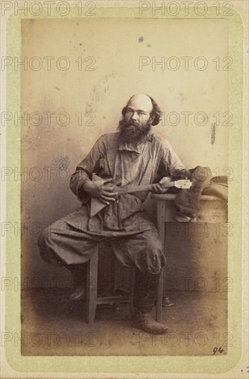 Musician; William Carrick, Scottish, 1827 - 1878, Russia; about 1860 - 1870; Albumen silver print