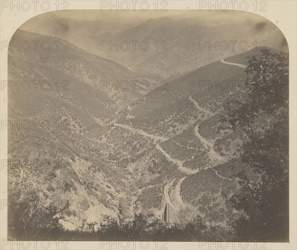 Hell's Hollow; Carleton Watkins, American, 1829 - 1916, 1860; Salted paper print; 34.5 x 41.8 cm 13 9,16 x 16 7,16 in