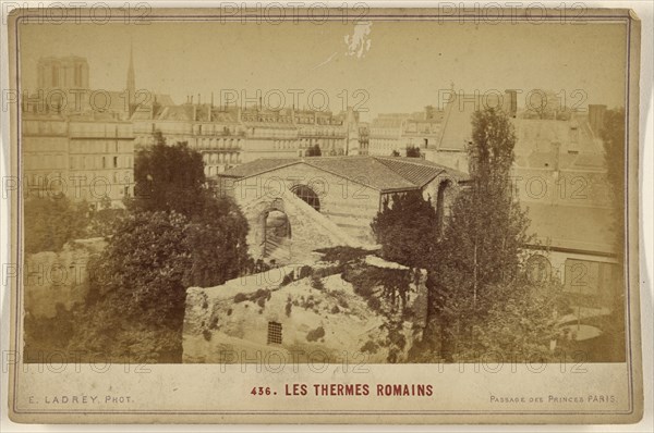 Les Thermes Romains; Ernest Ladrey, French, active Paris, France 1860s, 1870s; Albumen silver print
