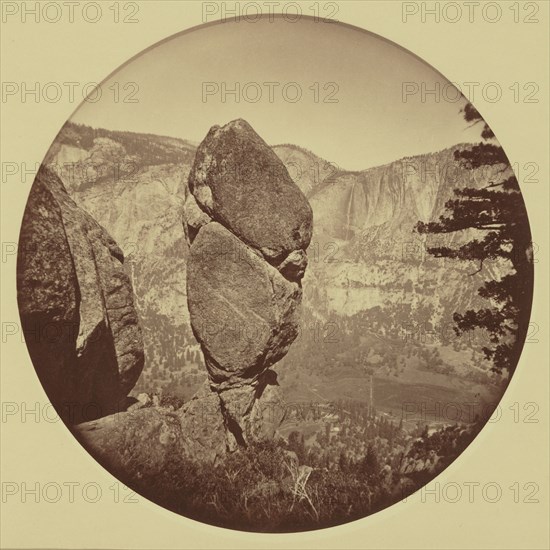 Agassiz Column, Yosemite; Carleton Watkins, American, 1829 - 1916, 1878; Albumen silver print