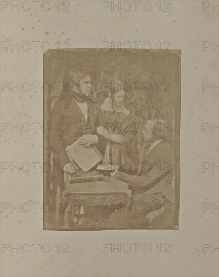 Dr George Bell, Lady Alexina Moncrieff and Rev Thomas Bell; Hill & Adamson, Scottish, active 1843 - 1848, Scotland; 1843 - 1846