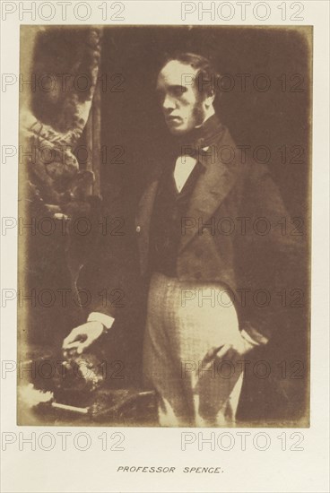 Professor Spence; Hill & Adamson, Scottish, active 1843 - 1848, Scotland; 1843 - 1848; Salted paper print from a Calotype