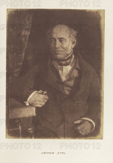 Captain Etty; Hill & Adamson, Scottish, active 1843 - 1848, Scotland; 1843 - 1848; Salted paper print from a Calotype negative