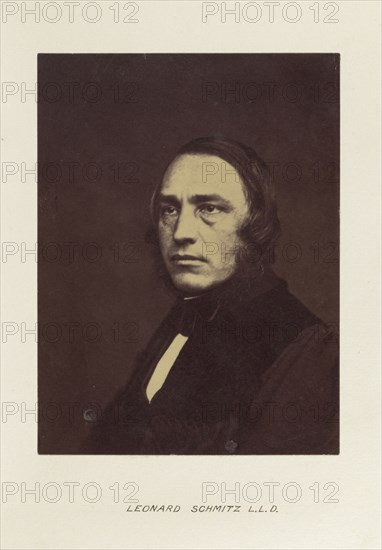 Leonard Schmitz L.L.D; Hill & Adamson, Scottish, active 1843 - 1848, Scotland; about 1880; Carbon print; 15.9 x 11.9 cm