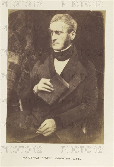 Maitland McGill Crichton Esq; Hill & Adamson, Scottish, active 1843 - 1848, Scotland; 1843 - 1848; Salted paper print