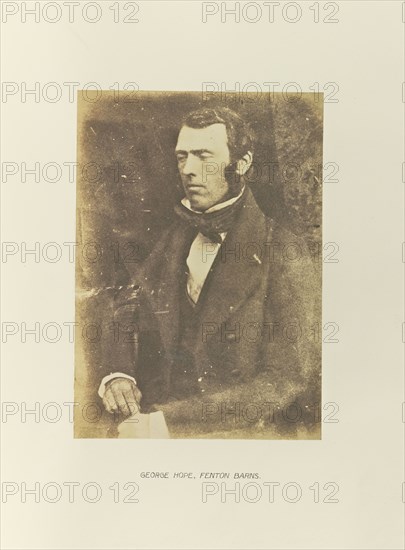 George Hope, Fenton Barns; Hill & Adamson, Scottish, active 1843 - 1848, Scotland; 1843 - 1848; Salted paper print