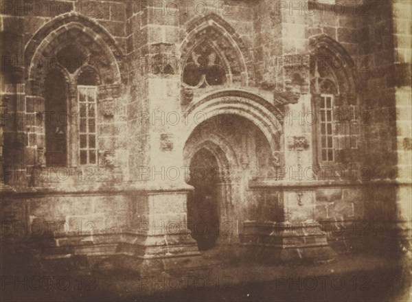 Roslin Chapel; Hill & Adamson, Scottish, active 1843 - 1848, Scotland; 1843 - 1848; Salted paper print from a Calotype negative