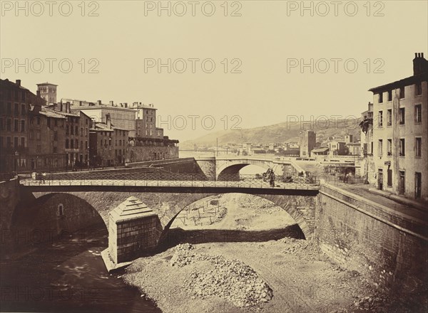 Vienne, St Colombe; Édouard Baldus, French, born Germany, 1813 - 1889, France; about 1861; Albumen silver print