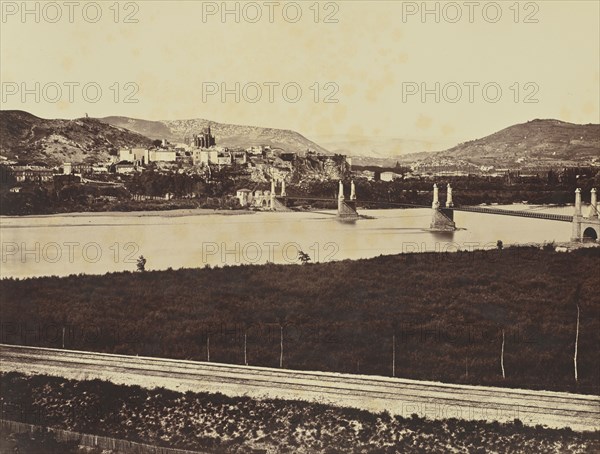 Viviers; Édouard Baldus, French, born Germany, 1813 - 1889, France; about 1861; Albumen silver print