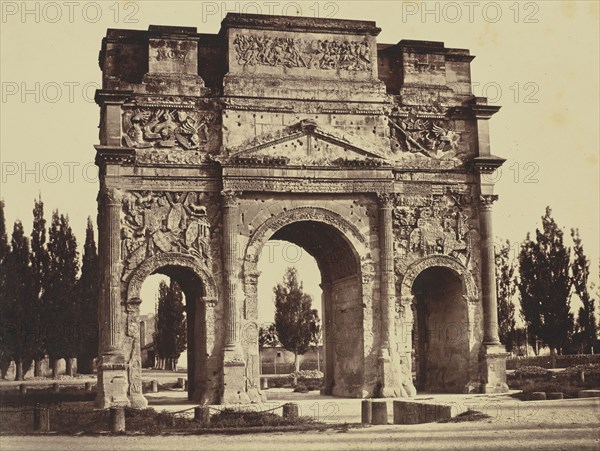 Orange, Arc Antique; Édouard Baldus, French, born Germany, 1813 - 1889, France; about 1861; Albumen silver print