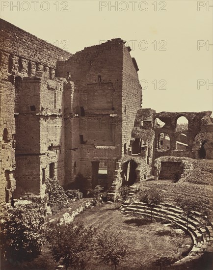 Orange, Théatre Antique; Édouard Baldus, French, born Germany, 1813 - 1889, France; about 1861; Albumen silver print