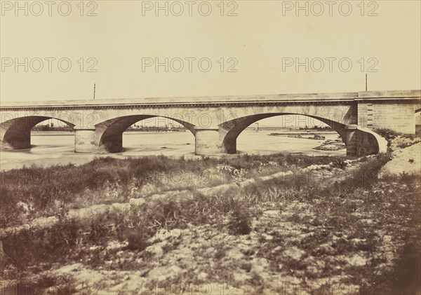 Durance. Viaduc; Édouard Baldus, French, born Germany, 1813 - 1889, France; about 1861; Albumen silver print