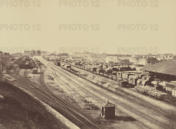 Marseille, Édouard Baldus, French, born Germany, 1813 - 1889, France; about 1861; Albumen silver print