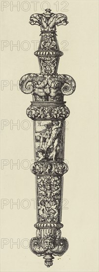Design by Altengraever; Édouard Baldus, French, born Germany, 1813 - 1889, Paris, France; 1866; Heliogravure; 33.6 x 12.4 cm