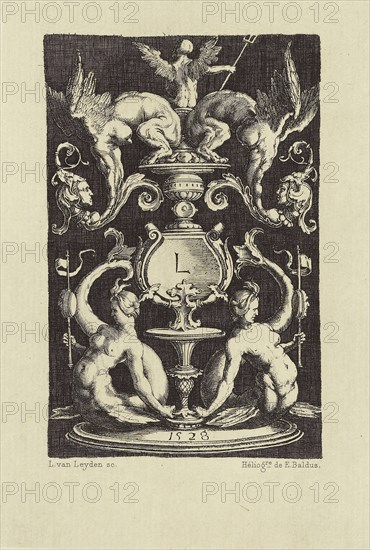 Design by Lucas van Leyden; Édouard Baldus, French, born Germany, 1813 - 1889, Paris, France; 1866; Heliogravure