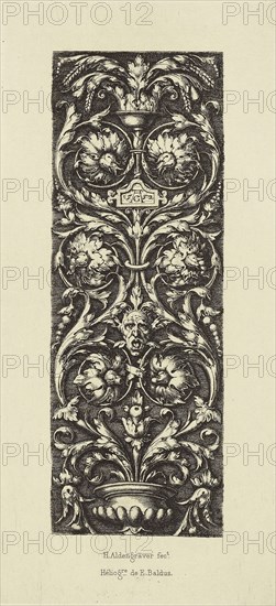 Design by Aldengräver; Édouard Baldus, French, born Germany, 1813 - 1889, Paris, France; 1866; Heliogravure; 18 x 8.2 cm